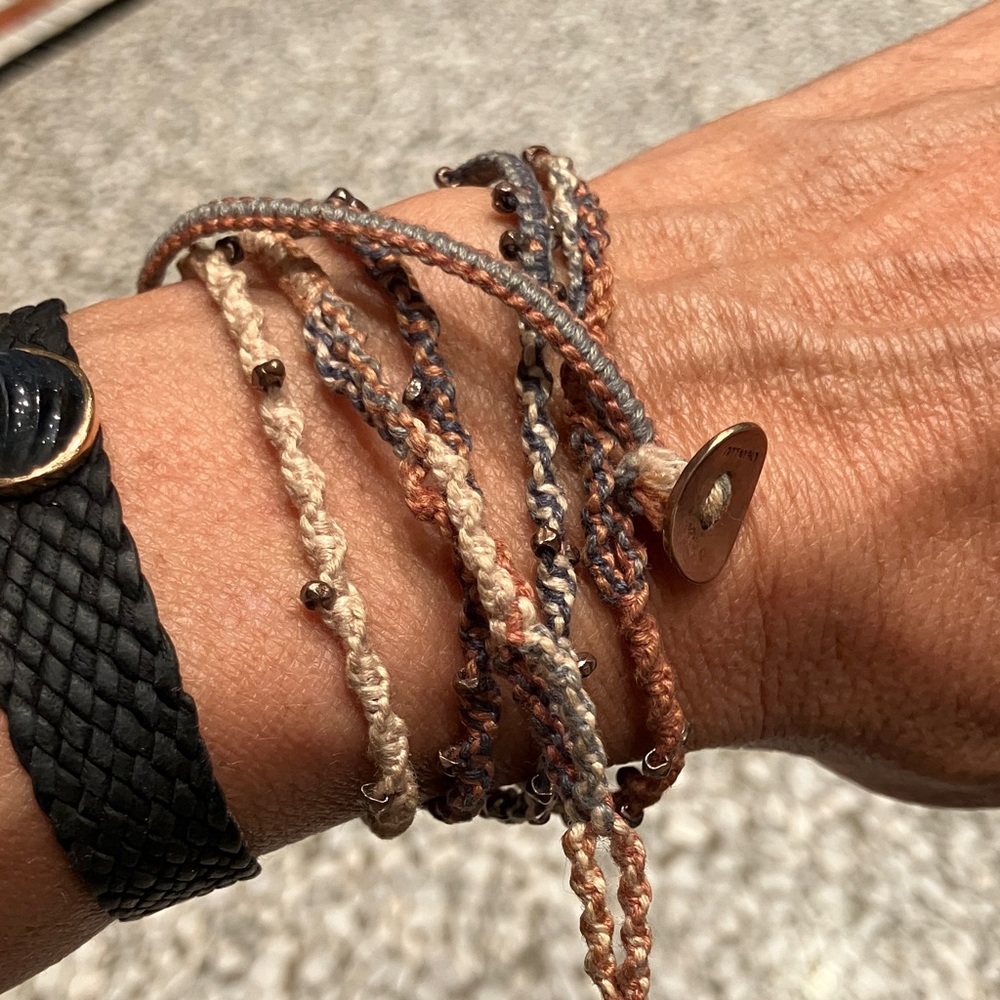 Chan Luu Handcrafted Multicolor Braided Bracelet
